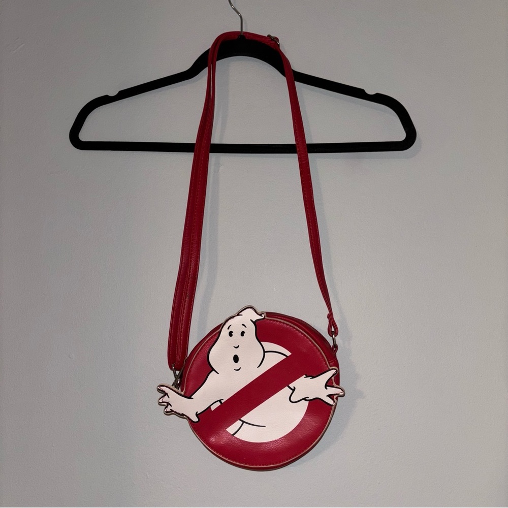 Ghostbusters Red Round Crossbody Bag